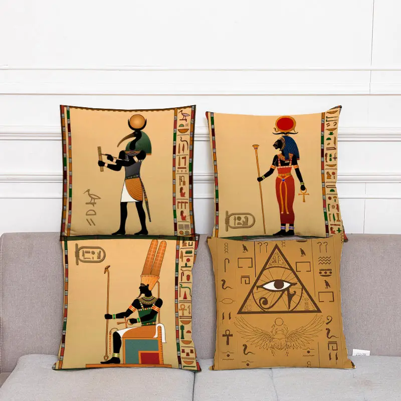 Ancient Egyptian | Linen Pillowcase