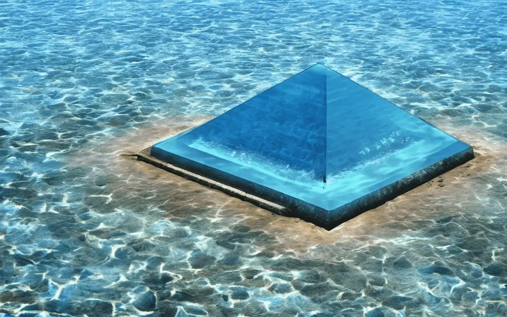 pyramids under the water